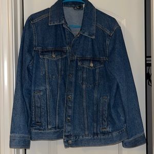 Oversized Light Wash Jean jacket
